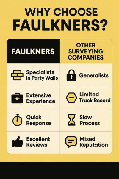 Can I Alter The Party Wall Surveyor? - A Crucial Guide From Faulkner Surveyors 4 Party Wall Mediation {bane} Faulkner Surveyors Walton-on-Thames Best Surveyor Near me Walton-on-Thames