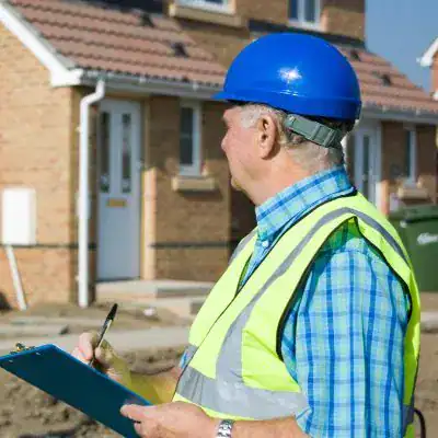 What is the minimum distance between 2 houses? 3 image of surveyor at Faulkner Party wall surveyors Walton-on-Thames : Minimum Distance between two houses Walton-on-Thames
